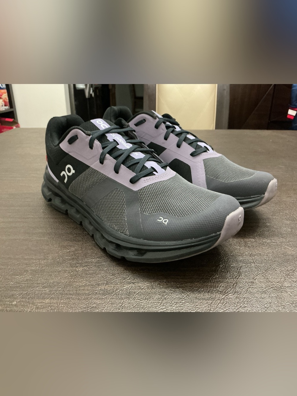 On Running Cloudrunner Black and Purple Women 9.5